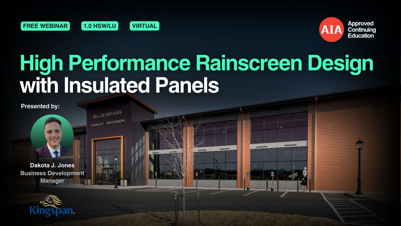 High Performance Rainscreen Design with Insulated Panels (2)